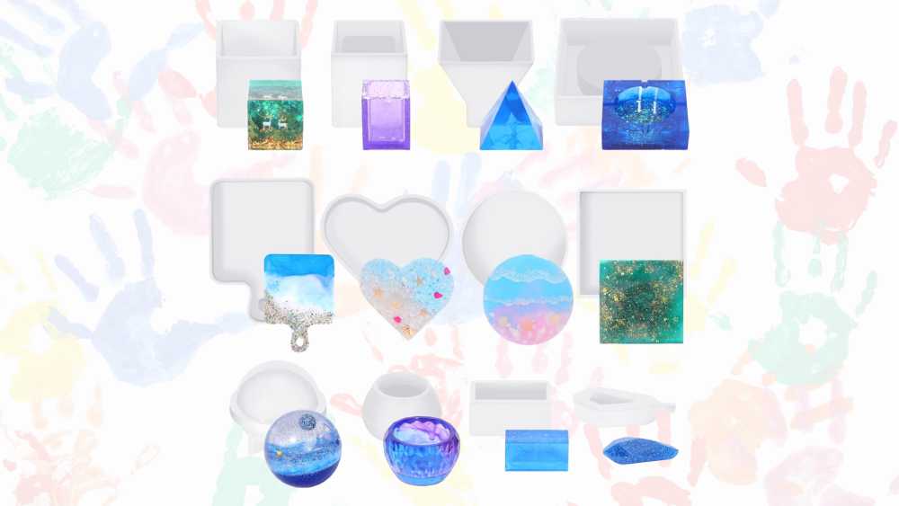 Silicone molds for epoxy resin crafting