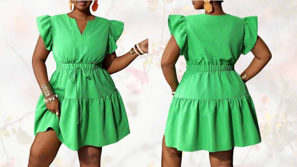 Plus size breezy summer dress