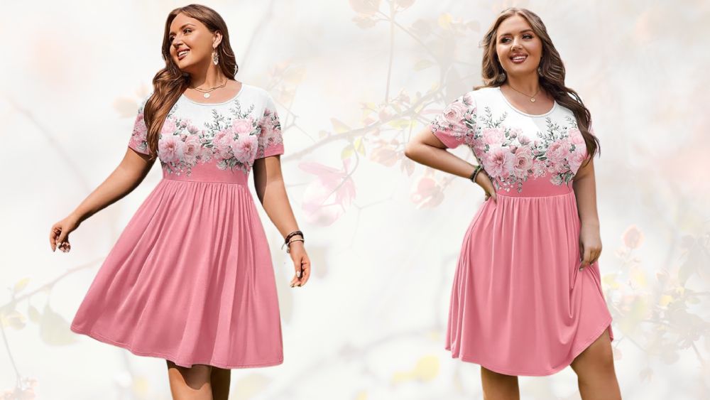 Waist T-Shirt Dress with Pockets