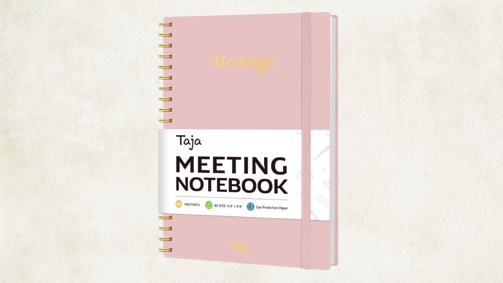 Meeting notebook for efficient work organization