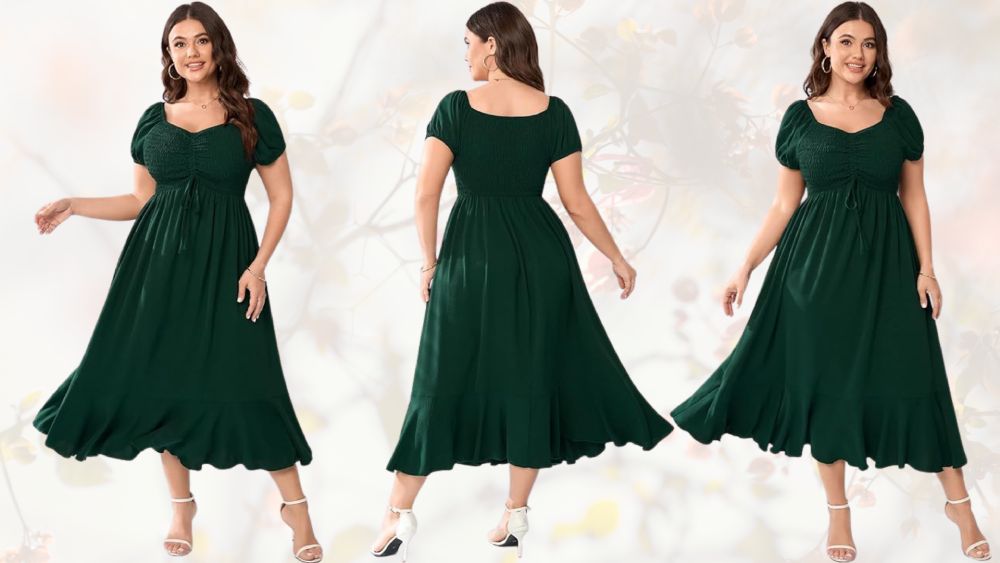 Green Summer Maxi Dress