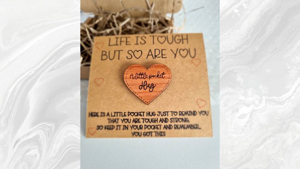 Pocket hug personalized
