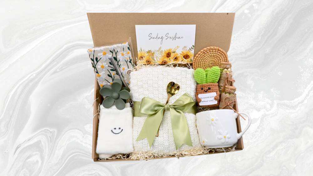 Warm and cozy gift box