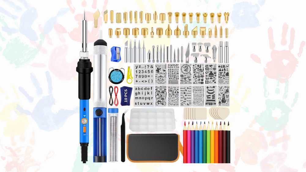 Wood burning and soldering tool kit