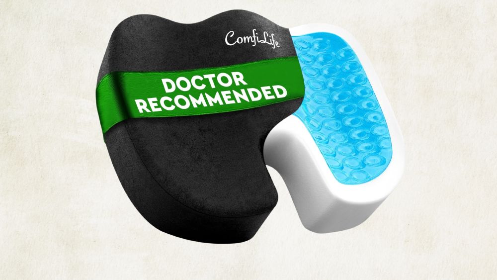Premium gel memory foam seat cushion