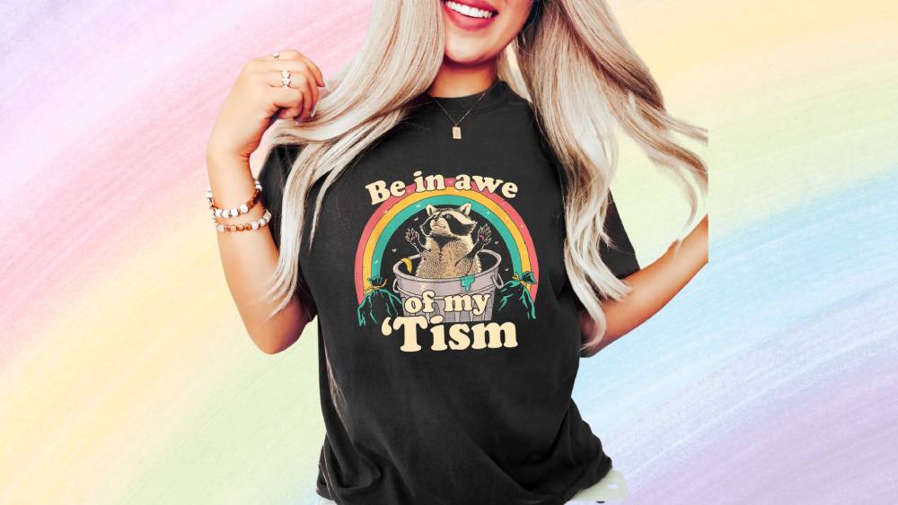 Bold funny autism shirt