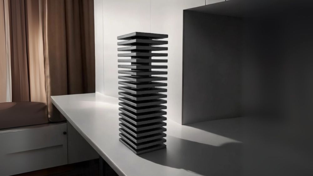 Elegant modern tall vase for decor