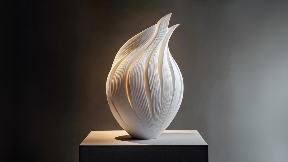 Flame Essence vase with fiery design