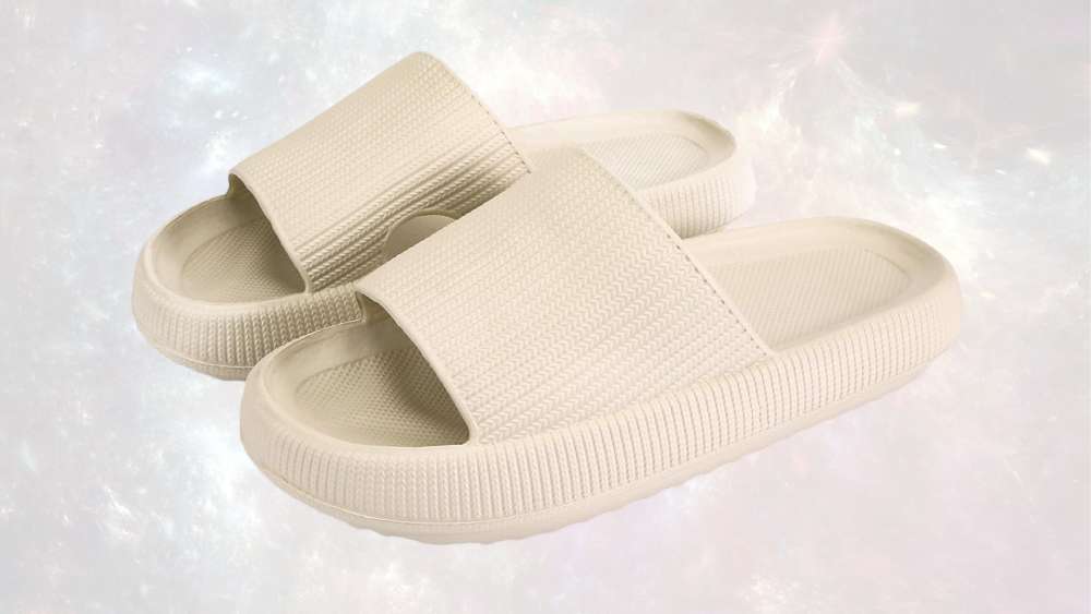 Cloud slippers for soft cozy comfort